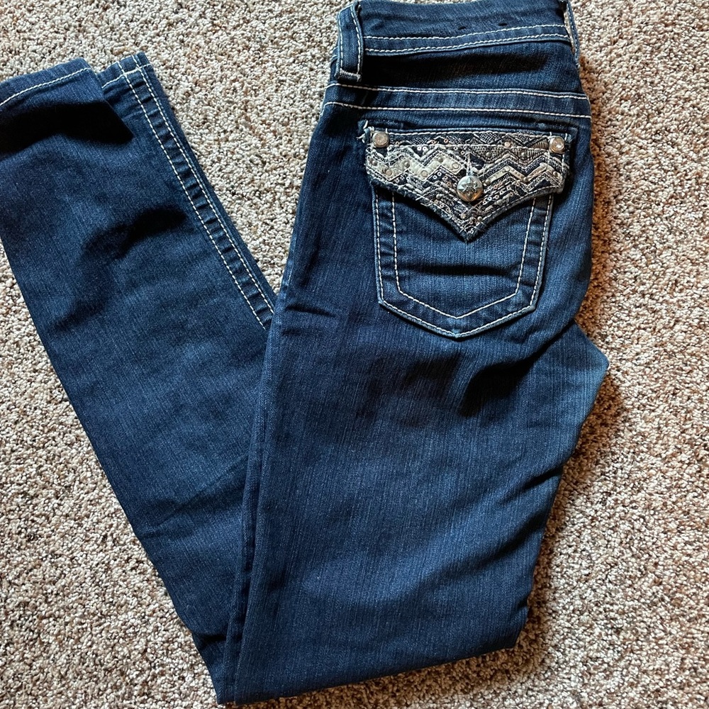Miss me dark wash jeans size: 26